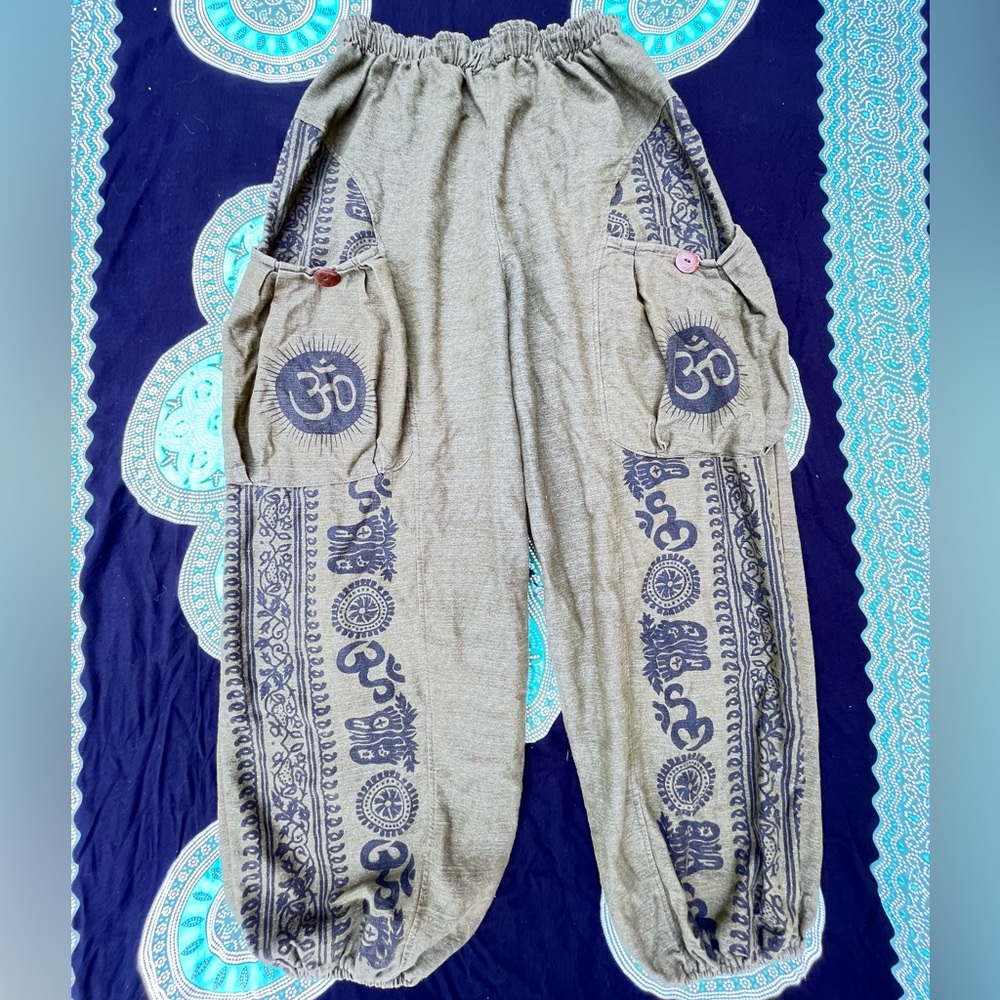 Handmade Om Harem Pants